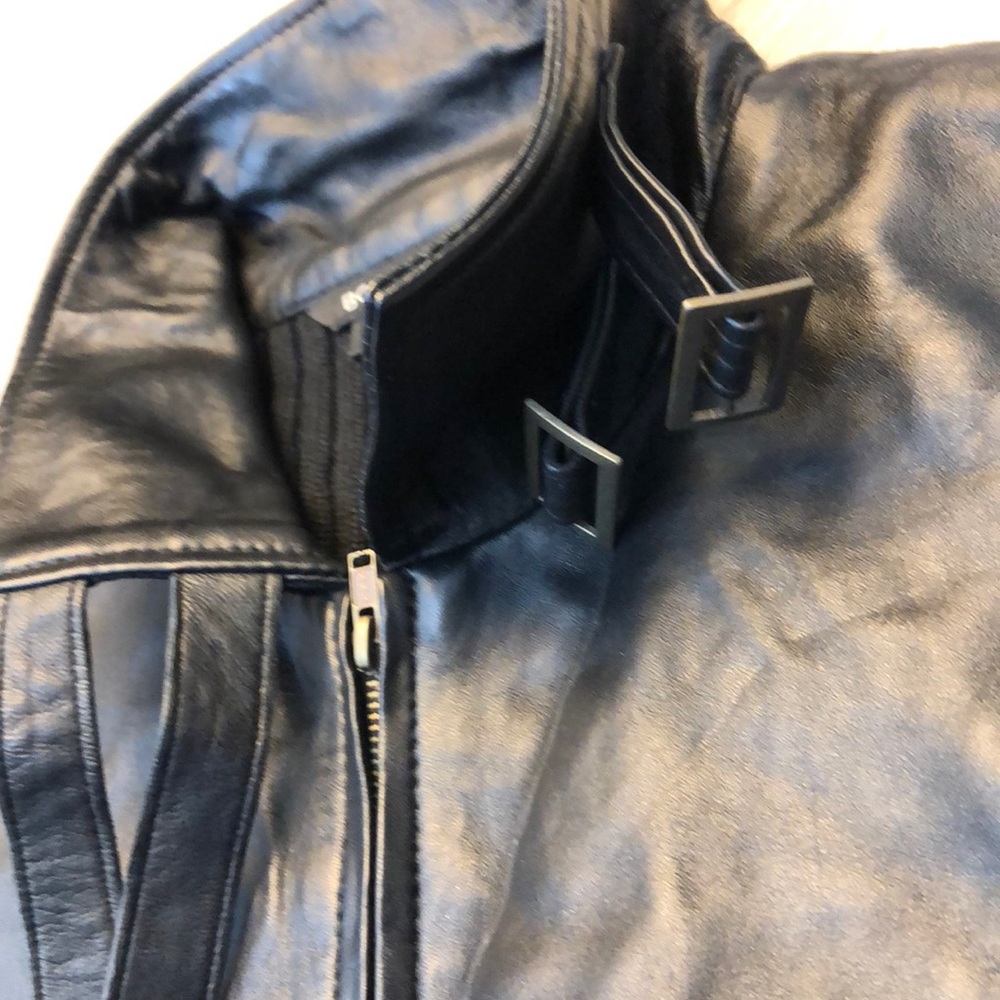 Sexy Af Partial Leather Partial Sweater Vest - image 7